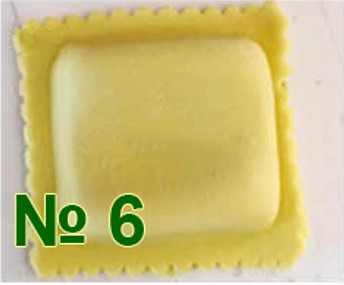 изделие. Формующий узел пельменного аппарата RoalMeat QT-100 №6 (равиоли, края ребр, 16-18гр)