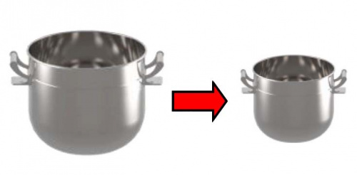 Дежа понижающая миксера STARMIX PL80 арт. VSPL80/60 (60 литров)